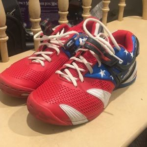 RARE Babolat Stars and Stripes tennis shoes